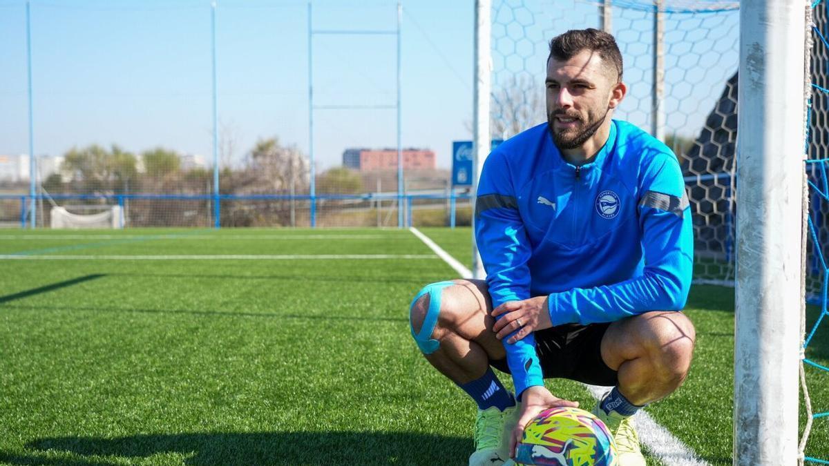 Luis Rioja, durante su entrevista con Diario de Noticias de &Aacute;lava.