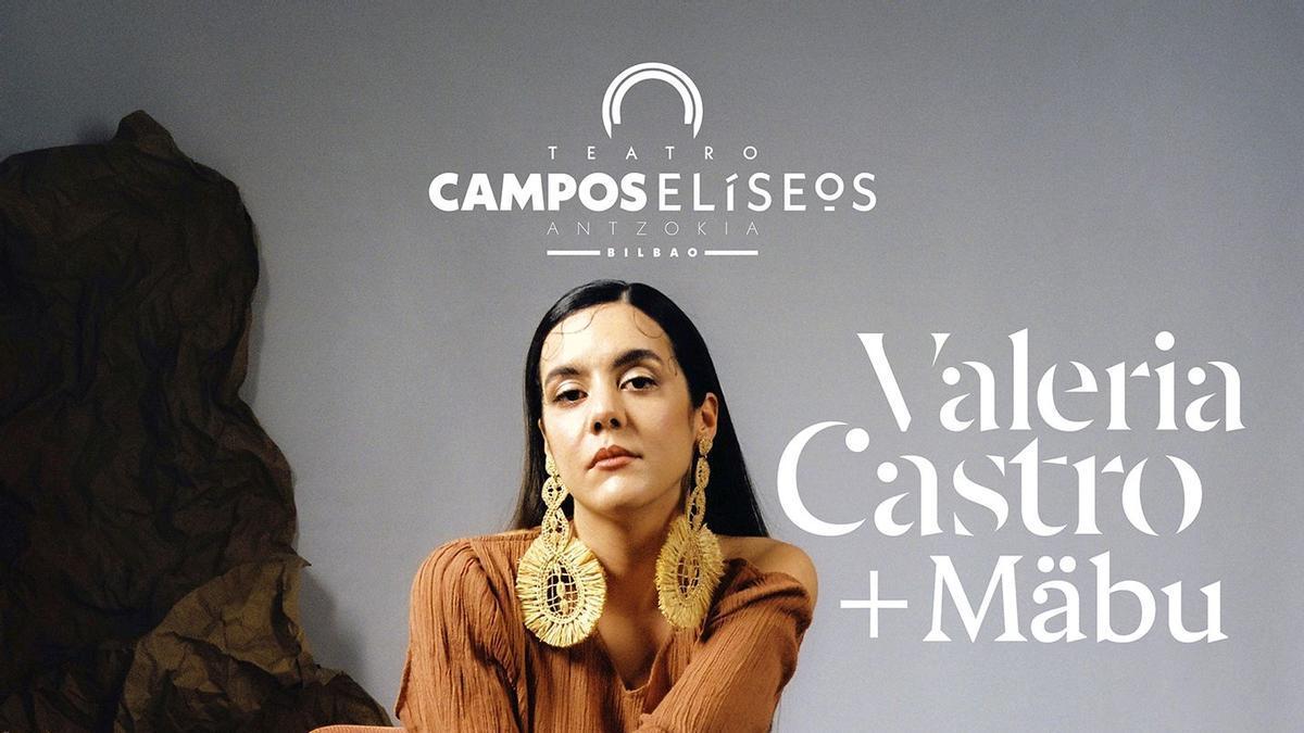 Valeria Castro actúa este domingo en el Teatro Campos antes del dúo Mabü