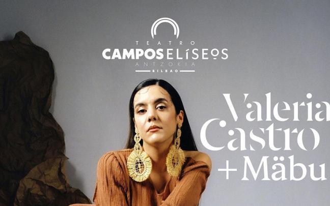 Valeria Castro actúa este domingo en el Teatro Campos antes del dúo Mabü