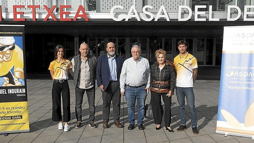 De izda. a dcha.: Espinal, Modrego, Olleta, Pozueta, Herrero y Fernández.