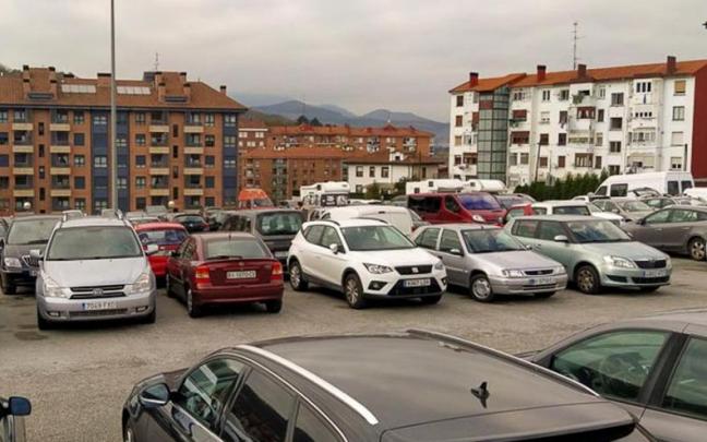 El actual parking de Ibarluze se va a ver afectado por la construcci&oacute;n del edificio.
