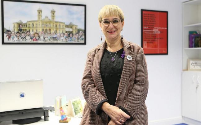La concejala de Acción Social del Ayuntamiento de Donostia, Aitziber San Roman.