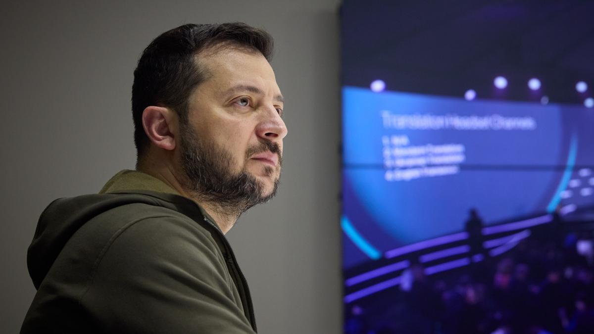 Volodimir Zelenski, presidente de Ucrania.