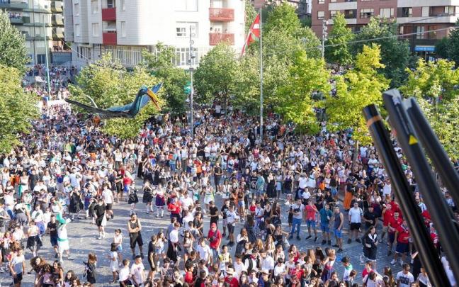Inicio de las fiestas en Amurrio el pasado viernes. Inicio de las fiestas en Amurrio el pasado viernes.