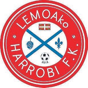 Escudo del equipo de fútbol base Lemoako Harrobi Futbol Kluba.
