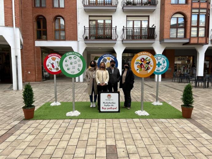 Presentación de la campaña en la plaza Erauskin de Beasain