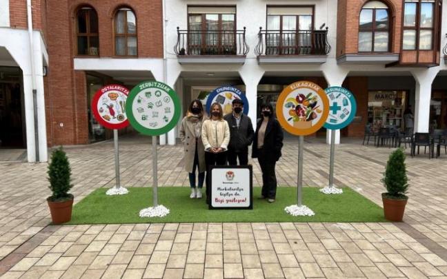 Presentación de la campaña en la plaza Erauskin de Beasain