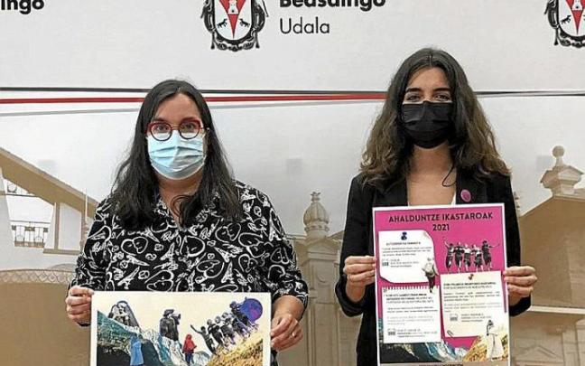 Presentación de los cursos de empoderamiento femenino.