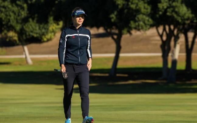 Beatriz Recari en el Open de España disputado en Marbella.