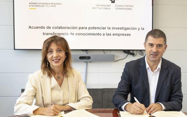 Tecnalia eta UPV/EHUaren arteko hitzarmenaren sinadura.