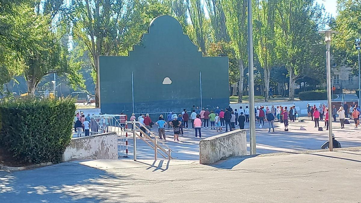 El Parque del Norte ha acogido los ensayos de la coreografía.