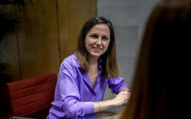 La ministra de Derechos Sociales y Agenda 2030, Ione Belarra.