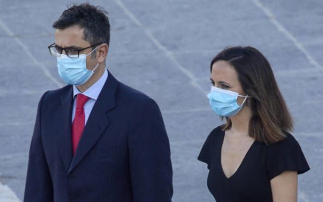 El ministro de Presidencia, Félix Bolaños, y la de Derechos Sociales, Ione Belarra, dirigían las negociaciones El ministro de Presidencia, Félix Bolaños, y la de Derechos Sociales, Ione Belarra, dirigían las negociaciones