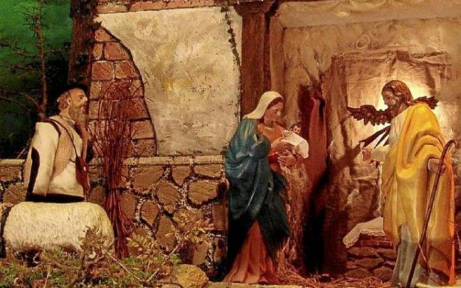 El belén articulado de la iglesia de Santa María de los Reyes de Laguardia.