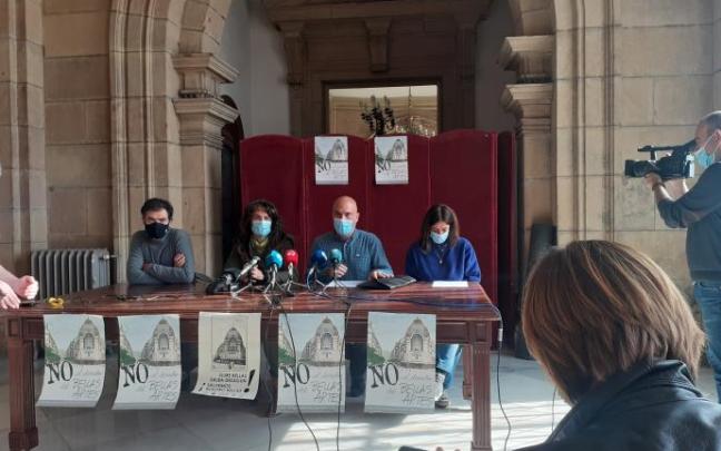Burutaran (EH Bildu), Araneta (Elkarrekin Podemos), D´Arlas (Ancora) y Baroja (PP), en el Ayuntamiento de Donostia Burutaran (EH Bildu), Araneta (Elkarrekin Podemos), D´Arlas (Ancora) y Baroja (PP), en el Ayuntamiento de Donostia