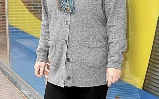 Goian, Yolanda Sanz, elkartearen koordinatzailea. Argazkia: Pilar Barco