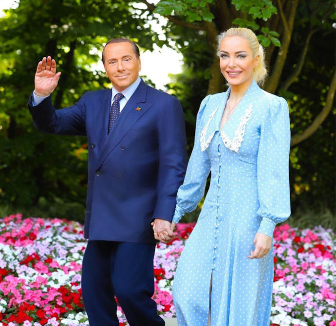 Berlusconi y su novia, Marta Fascino.