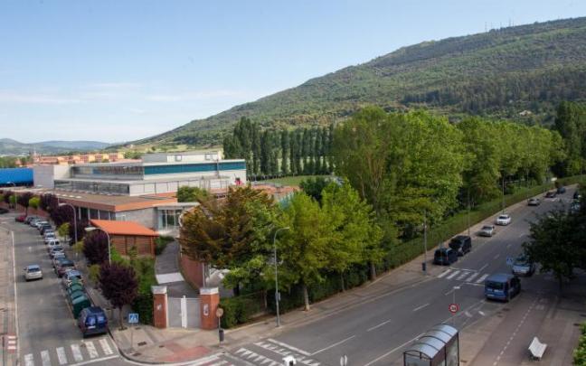 Vista del polideportivo de Berriozar.