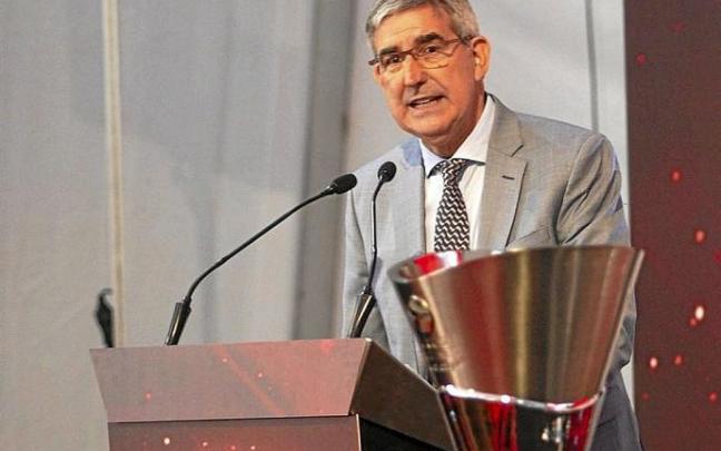 Bertomeu, durante una ponencia en la 'Final Four' de Vitoria