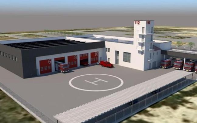Futuro parque de Bomberos de Tafalla