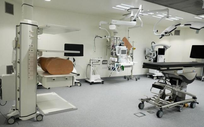 Interior de la zona de quirófanos del HUA Txagorritxu