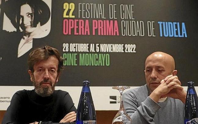 Miguel Ángel Calvo Buttini y Luis Alegre ayer en rueda de prensa.