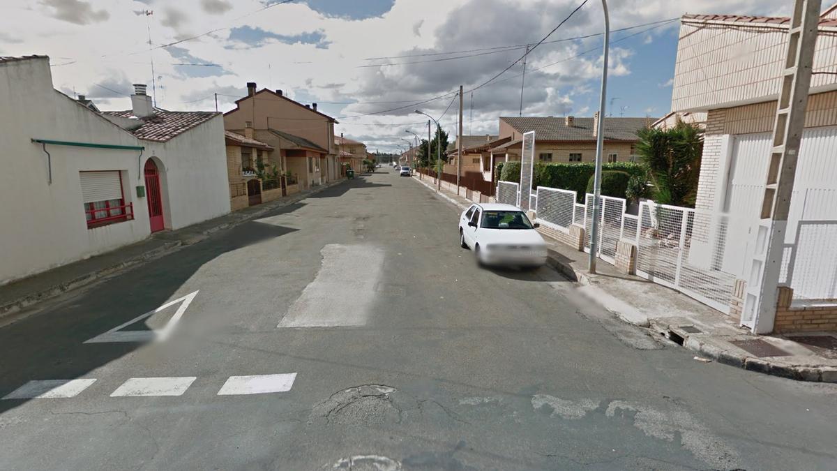 Una de las calles de la localidad navarra de Castejón.