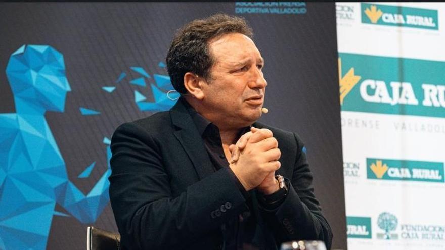 Eusebio Sacristán, en su comparecencia pública del miércoles.