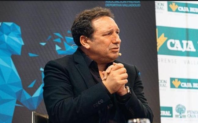 Eusebio Sacristán, en su comparecencia pública del miércoles. Eusebio Sacristán, en su comparecencia pública del miércoles.
