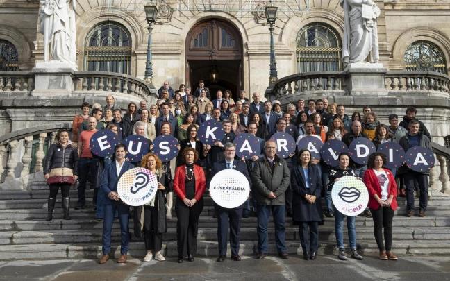 Euskaraldiaren hirugarren edizioaren aurkezpena.