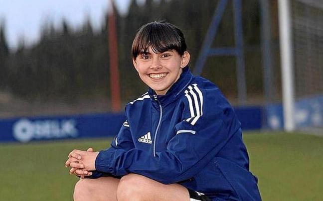 Maitane Vilariño, delantera de Osasuna. Maitane Vilariño, delantera de Osasuna.