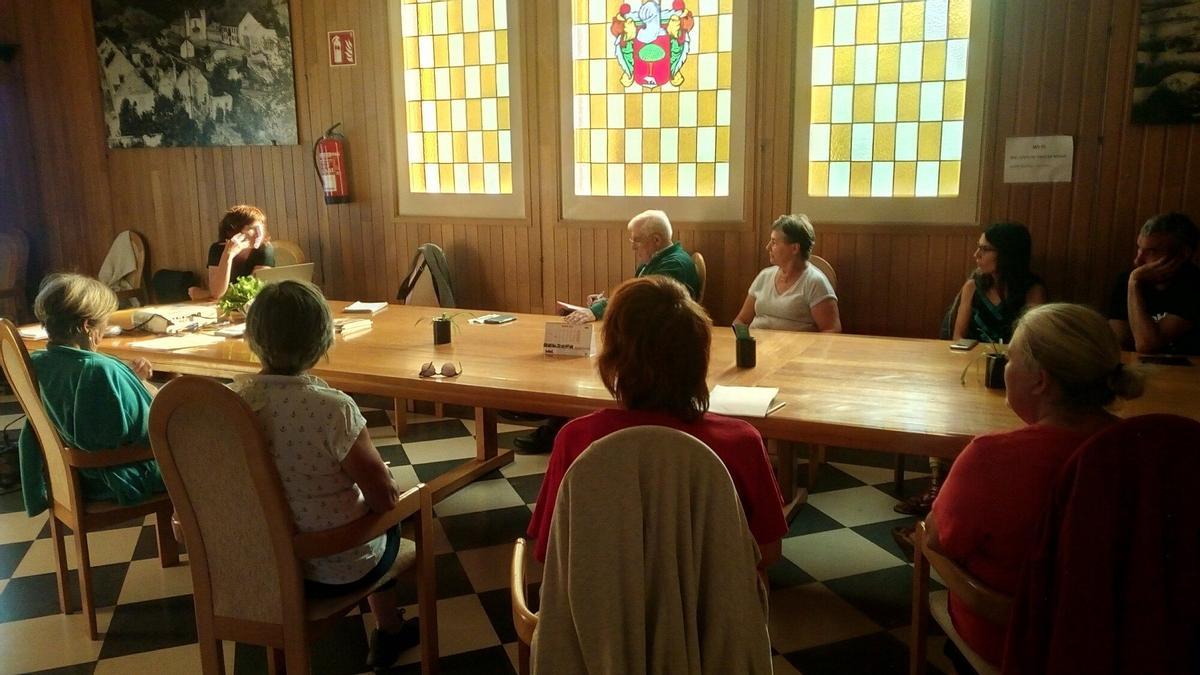 Reunión enmarcada en el proyecto.