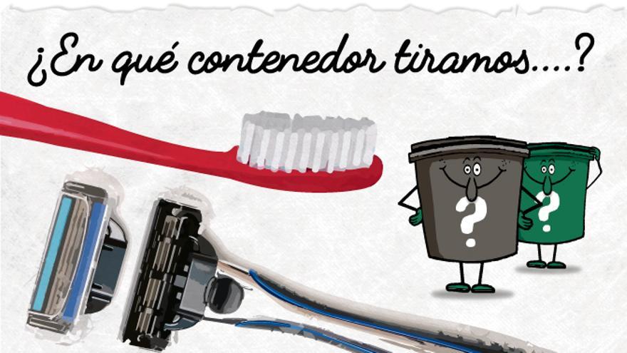 ¿Sabrías responder correctamente a qué contenedor hay que tirar estos productos?