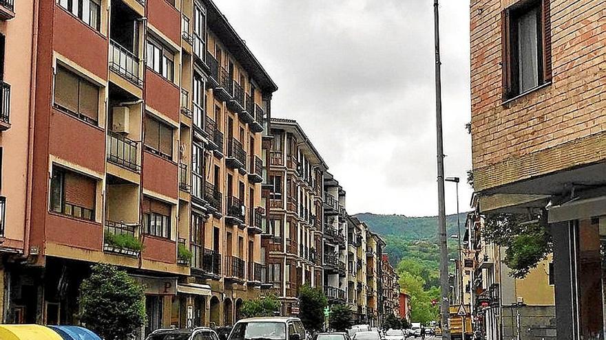 La calle Berria de Villabona.