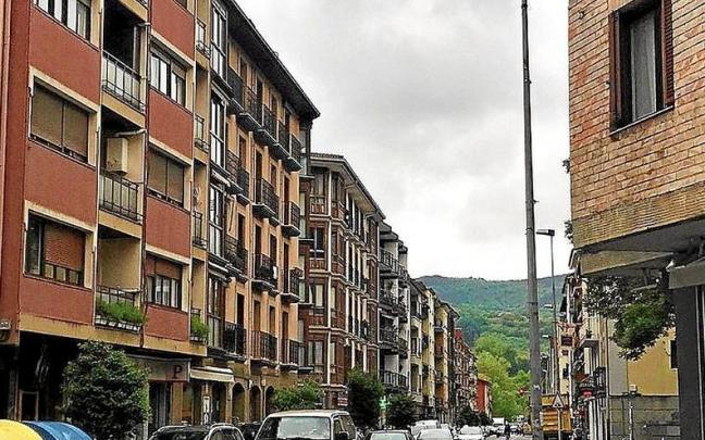 La calle Berria de Villabona.