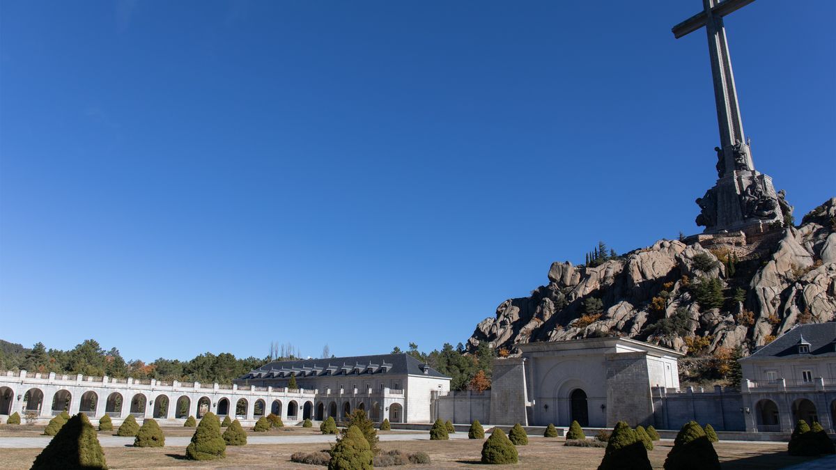 El complejo monumental del Valle de los Caídos.