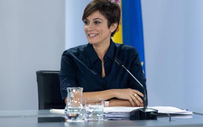 La ministra portavoz, Isabel Rodríguez, hoy en rueda de prensa. La ministra portavoz, Isabel Rodríguez, hoy en rueda de prensa.