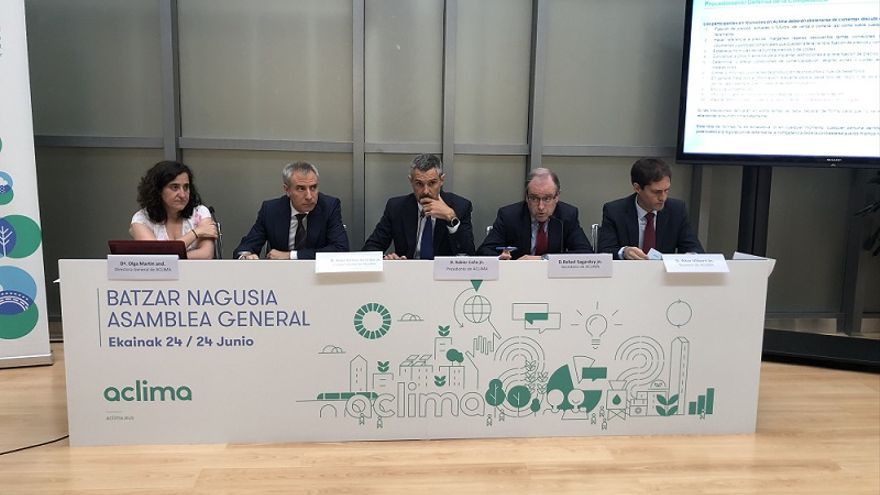 Aclima celebra su asamblea general en el Palacio Europa, Gasteiz.