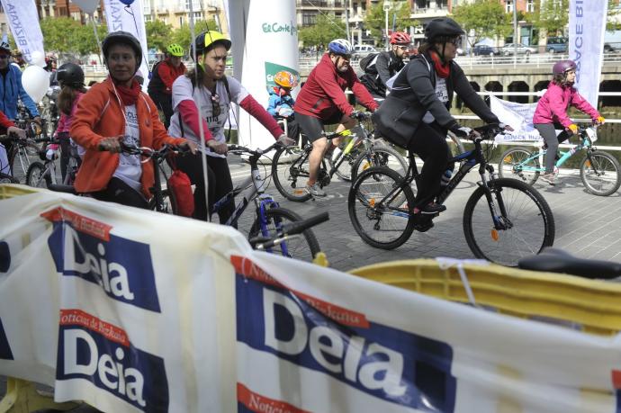 La última edición de la Bicicletada celebrada en 2019