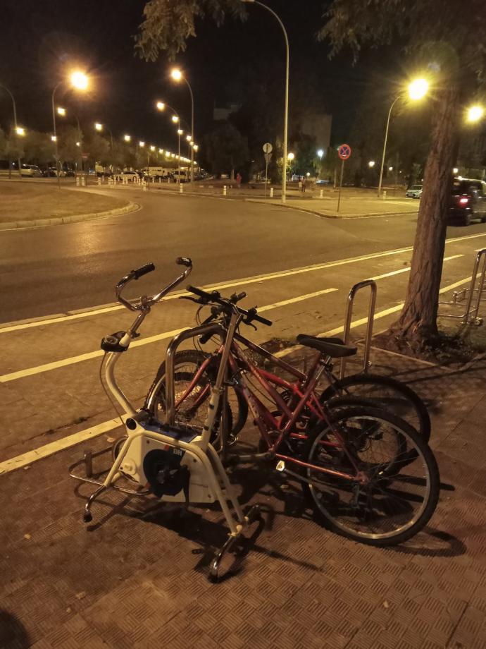 La bici estática en Sansomendi