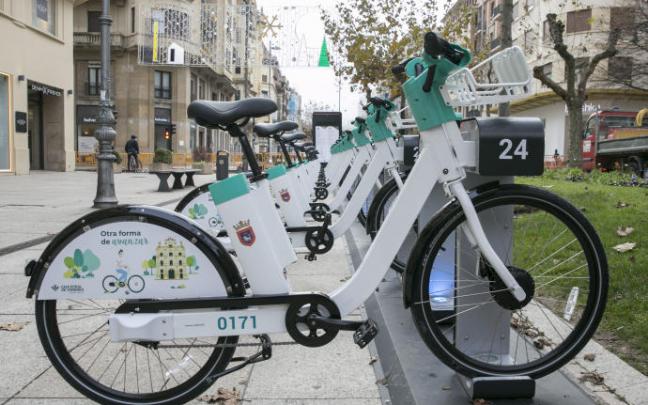 Pamplona estrena su primer sistema de alquiler de bicicleta eléctrica pública con 400 bicis