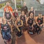 La plantilla del Bidaideak Bilbao BSR posa para DEIA antes de viajar a Alemania.