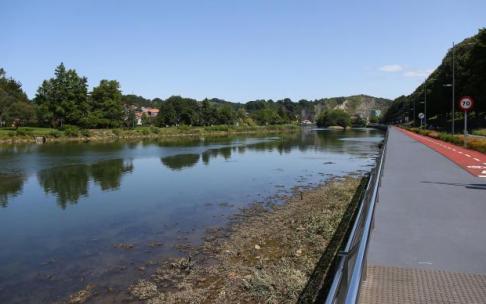 El río Bidasoa El río Bidasoa
