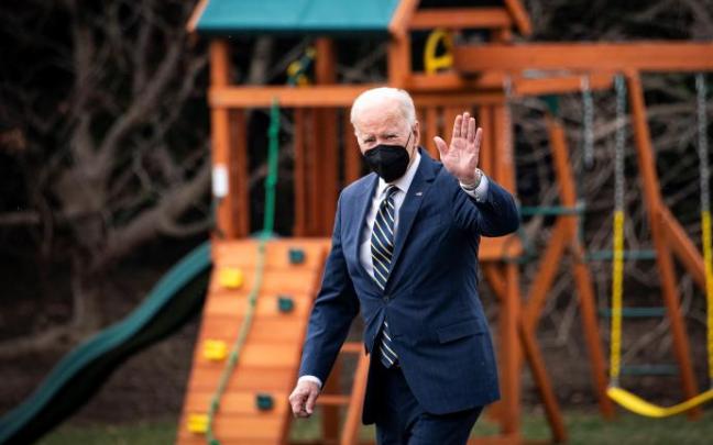 El presidente norteamericano, Joe Biden, este viernes.