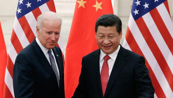 Biden y Xi Jinping en un encuentro en 2013