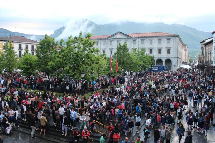 Tras dos años suspendidos, la Foru Plaza volverá a llenarse para recibir el inicio de los Otxomaios.