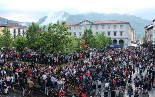 Tras dos años suspendidos, la Foru Plaza volverá a llenarse para recibir el inicio de los Otxomaios.