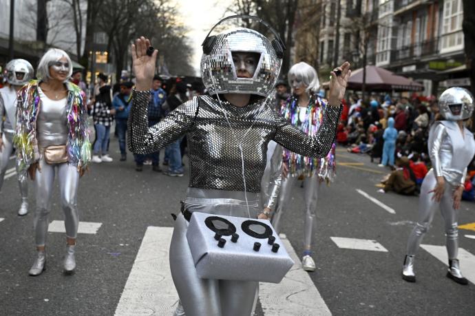 Varios barrios de Bilbao celebran el carnaval este fin de semana.