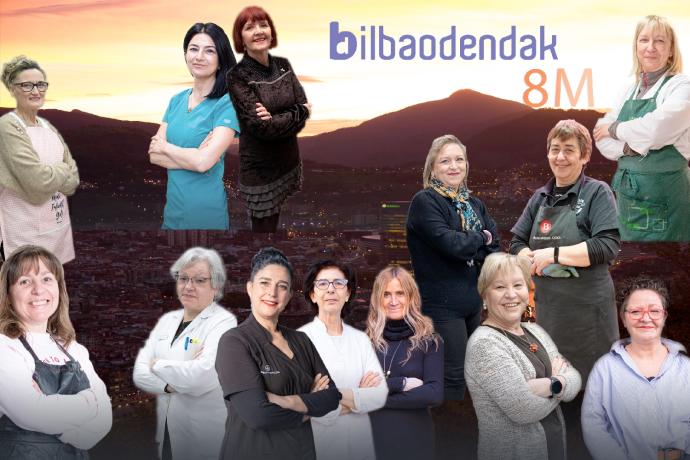 bilbaoDendak homenajea con motivo del 8M a las emprendedoras que dan vida al tejido comercial de la ciudad