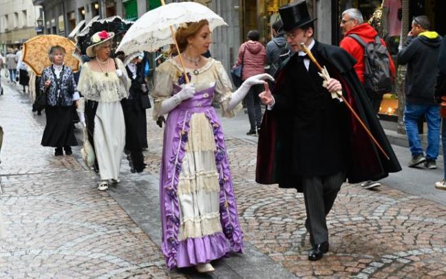 El desfile se desarrolló por las principales calles de Bilbao El desfile se desarrolló por las principales calles de Bilbao